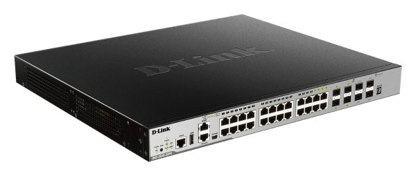 DGS-3630-28PC/SI switch Gestionado L3 Gigabit Ethernet (10/100/1000) Energía sobre Ethernet (PoE) Negro, Gris