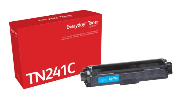 Everyday El tóner Everyday™ Cian de Xerox es compatible con Brother TN241C, Capacidad estándar