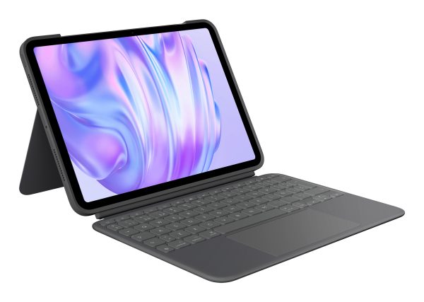 Combo Touch, Funda con Teclado, iPad Pro 11 Pulgadas (M4)(2024) - Teclado retroiluminado extraíble con Soporte abatible, Escritura cómoda, Modo Multiuso, Disposición QWERTY Español - Grafito