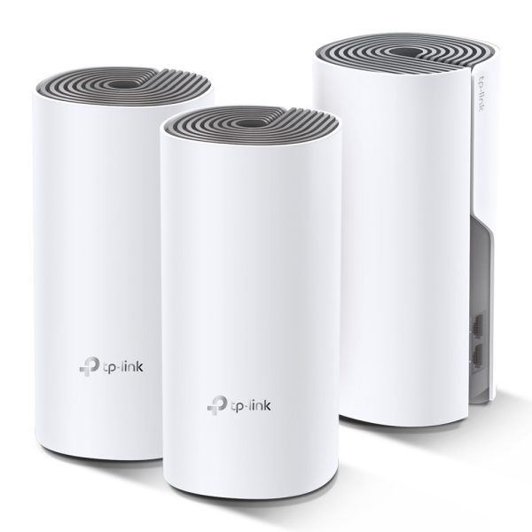 Deco E4 (3-pack) Doble banda (2,4 GHz / 5 GHz) Wi-Fi 5 (802.11ac) Blanco, Gris 2 Interno