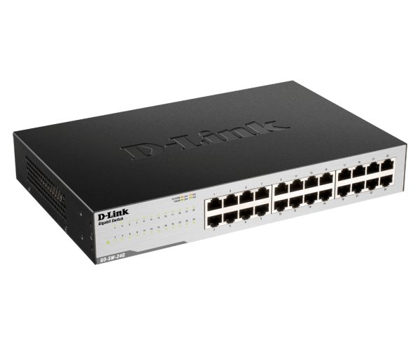 GO-SW-24G switch No administrado Gigabit Ethernet (10/100/1000) Negro