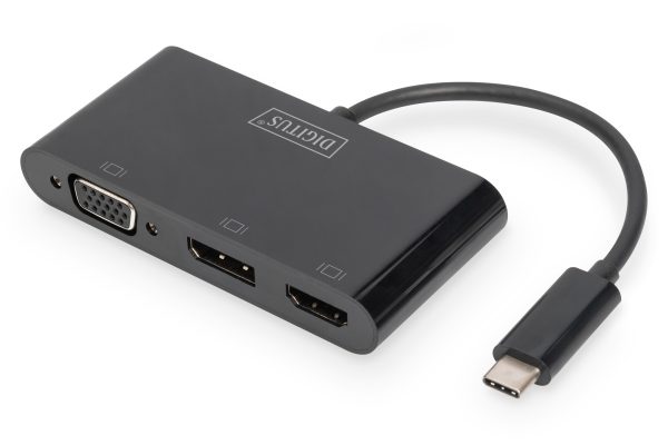 Adaptador de monitor triple USB-C™ 3 en 1 (HDMI, DP, VGA)