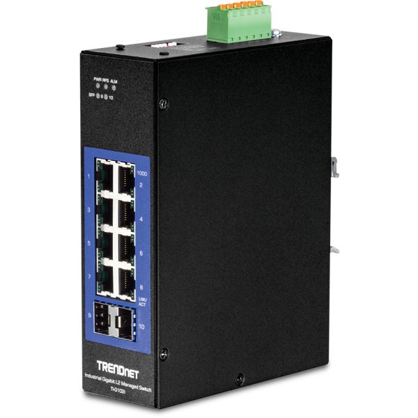 TI-G102i Gestionado L2 Gigabit Ethernet (10/100/1000) Negro