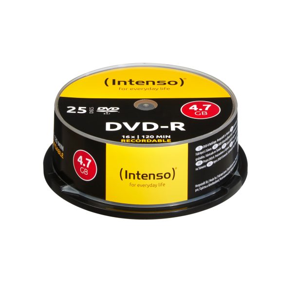 DVD-R 4.7GB, 16x 4,7 GB 25 pieza(s)