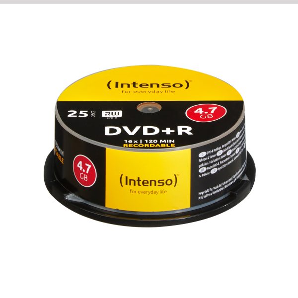 DVD+R 4.7GB, 16x 4,7 GB 25 pieza(s)