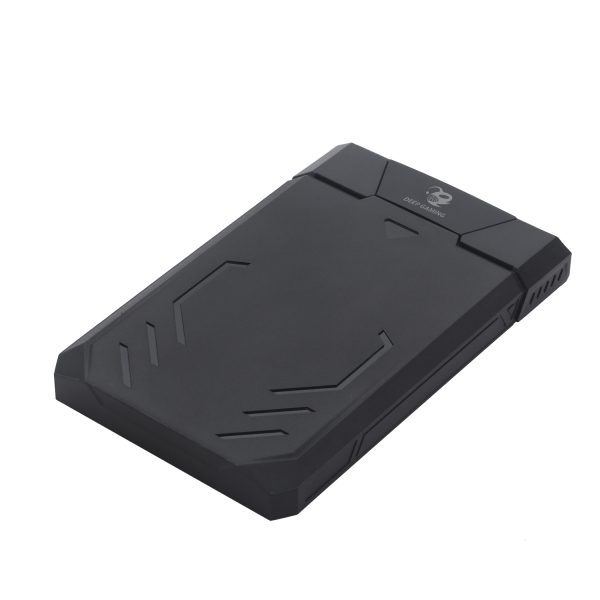 DeepCase Carcasa de disco duro/SSD Negro 2.5