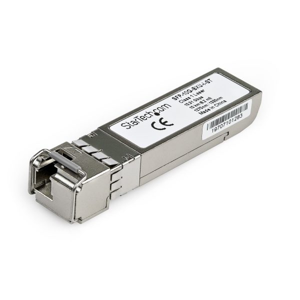 Módulo Transceptor SFP+ Compatible con el Modelo SFP-10G-BXU-I de de Cisco - 10GBASE-BX - Fibra BiDi Ethernet Gigabit Monomodo (SMF) de 10 GbE