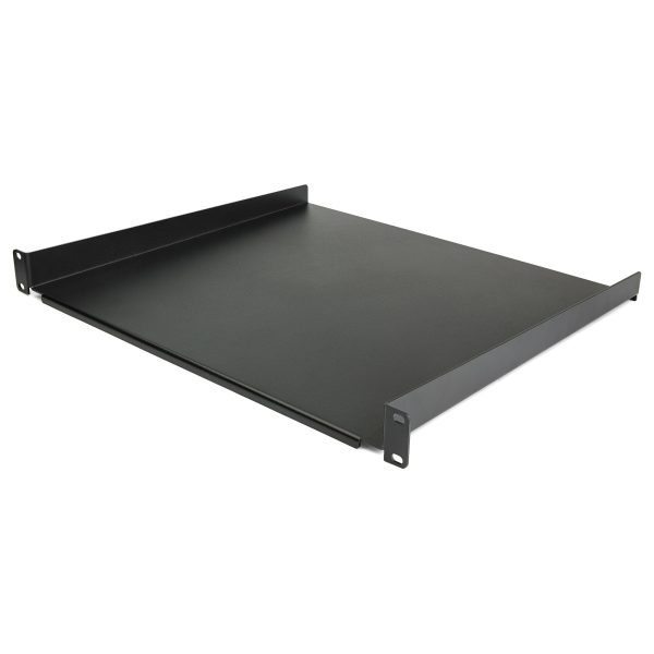 stante Cantilever de 1U para Rack - de 16 Pulgadas de Profundidad - Bandeja Voladiza para Rack - Bandeja Cantilever para Armario Rack de 19 Pulgadas - Capacidad de Carga de 20kg - Acero