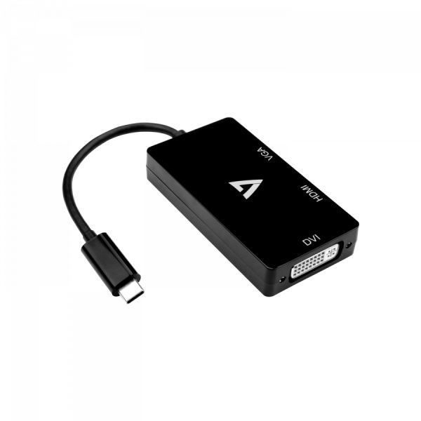 V7UC-VGADVIHDMI-BLK Adaptador gráfico USB 3840 x 2160 Pixeles Negro