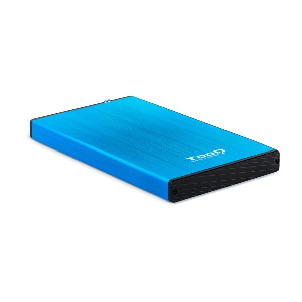 TQE-2527BL caja para disco duro externo Caja de disco duro (HDD) Negro, Azul 2.5