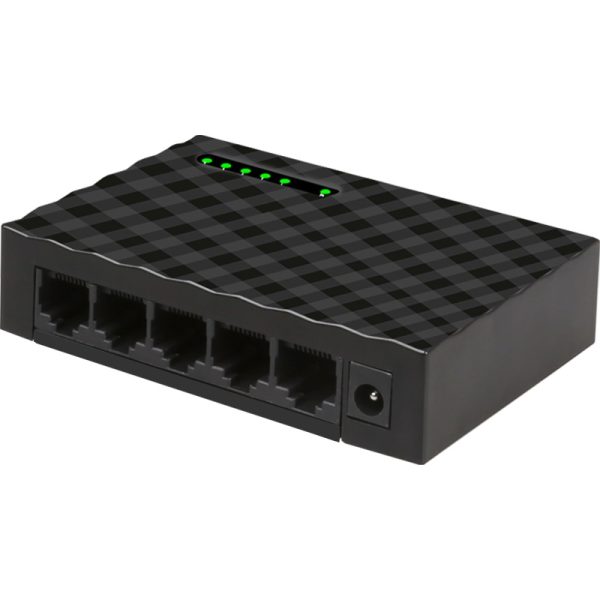 GES5000 No administrado Gigabit Ethernet (10/100/1000) Negro