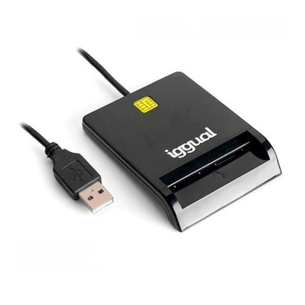 IGG316740 lector de tarjeta magnética Negro USB