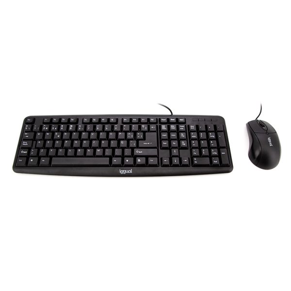 COM-CK-BASIC teclado Ratón incluido Universal USB QWERTY Español Negro