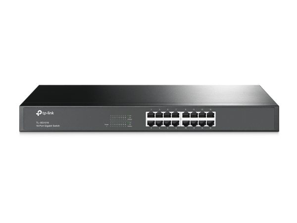 TL-SG1016 No administrado Gigabit Ethernet (10/100/1000) 1U Negro