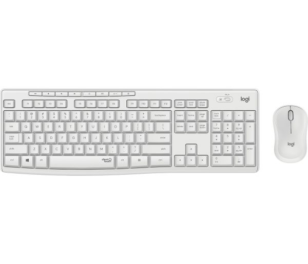 MK295 Silent Wireless Combo teclado Ratón incluido Oficina USB QWERTY Español Blanco