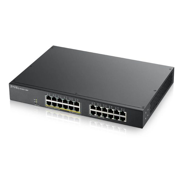 GS1900-24EP Gestionado L2 Gigabit Ethernet (10/100/1000) Energía sobre Ethernet (PoE) Negro