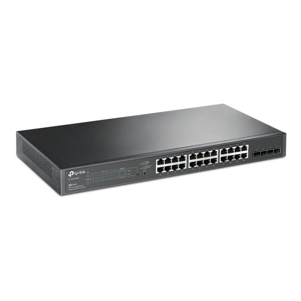 JetStream TL-SG2428P switch Gestionado L2/L2+ Gigabit Ethernet (10/100/1000) Energía sobre Ethernet (PoE) 1U Negro