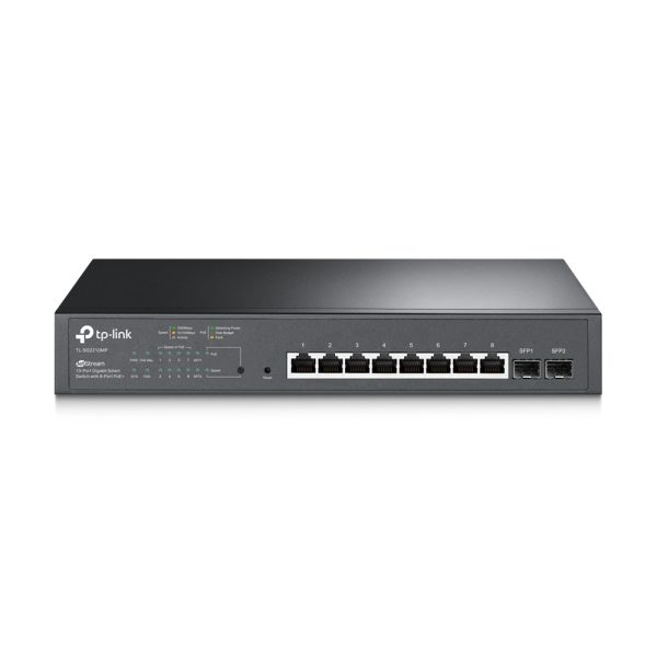 JetStream TL-SG2210MP switch Gestionado L2/L2+ Gigabit Ethernet (10/100/1000) Energía sobre Ethernet (PoE) 1U Negro