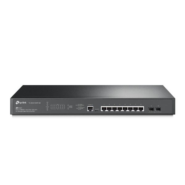 JetStream TL-SG3210XHP-M2 switch Gestionado L2+ 2.5G Ethernet (100/1000/2500) Energía sobre Ethernet (PoE) 1U Negro