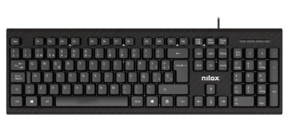 NXKME0011 teclado Ratón incluido Oficina USB Español Negro