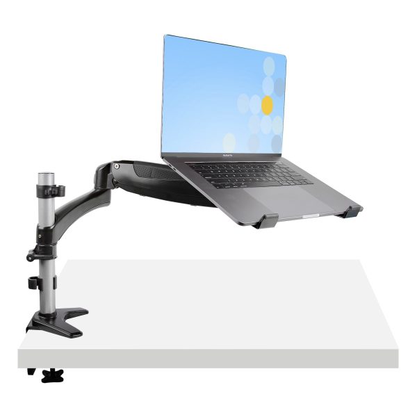 Brazo de Soporte de Sobremesa para Ordenador Portátil - Brazo Articulado para Portátil o para Monitor de 34 Pulgadas - Bracket de Montaje VESA para Portátil - Soporte Ergonómico Ajustable