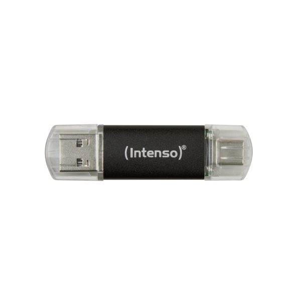 3539490 unidad flash USB 64 GB USB Type-A / USB Type-C 3.2 Gen 1 (3.1 Gen 1) Antracita