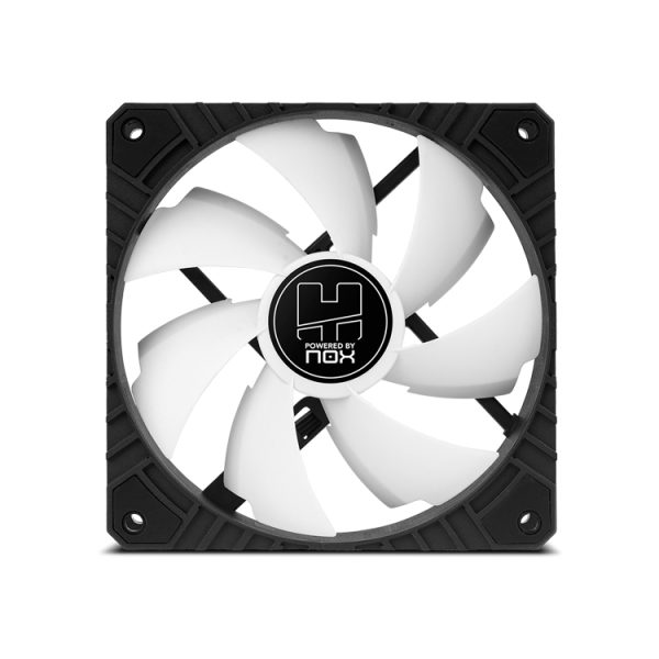 H-FAN PRO Carcasa del ordenador Ventilador 12 cm Negro, Blanco