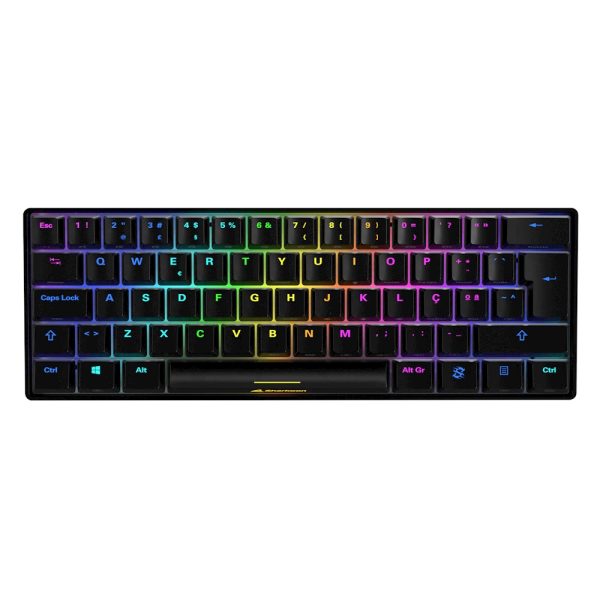 SGK50 S4 teclado Juego USB QWERTY Español Negro