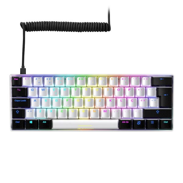 SGK50 S4 teclado Juego USB QWERTY Español Blanco