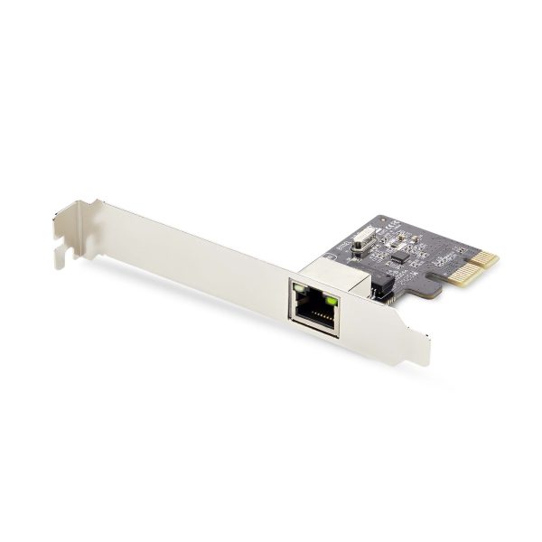 Tarjeta de Red PCI Express de 1 Puerto Gigabit - Adaptador Ethernet PCIe RJ45 - 10/100/1000Mbps - Tarjeta LAN - Realtek RTL8111H - Windows y Linux - TAA