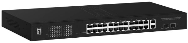 GEP-2841 switch Gestionado L2 Gigabit Ethernet (10/100/1000) Energía sobre Ethernet (PoE) 1U Negro