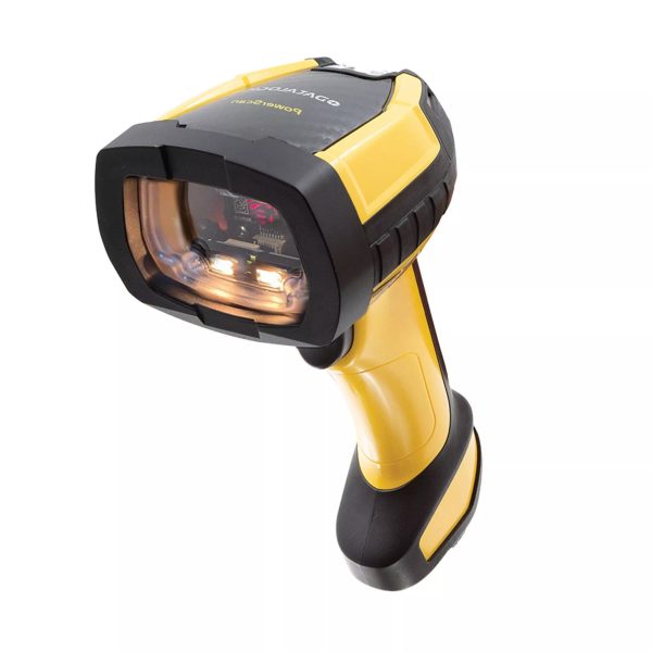 PM9600-SR433RB lector de código de barras Lector de códigos de barras portátil 1D/2D Laser Negro, Amarillo