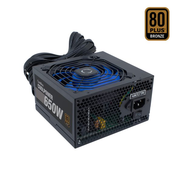 CoolPower 650W unidad de fuente de alimentación 20+4 pin ATX ATX Negro