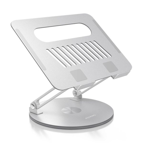 Soporte de Sobremesa XL Giratorio Ajustable para Portátil / Tablet 10-17, Plata