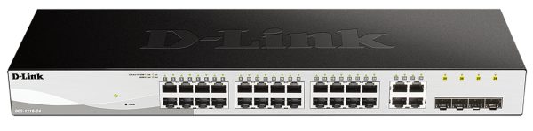 DGS-1210-24 switch Gestionado L2 Gigabit Ethernet (10/100/1000) 1U Negro