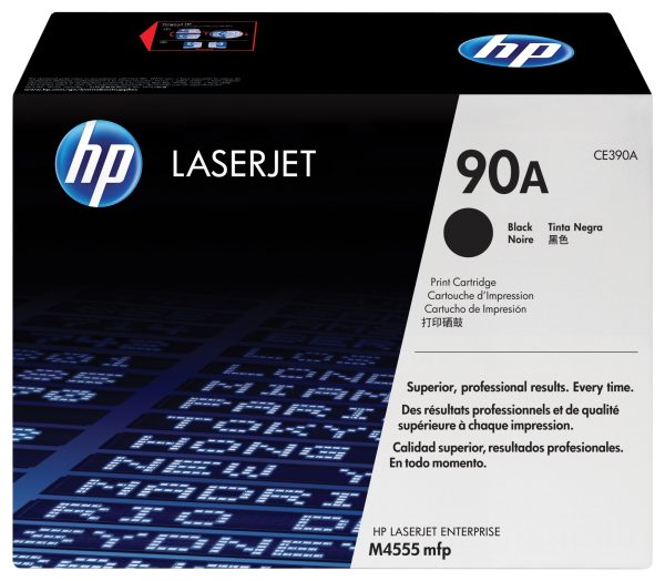 Cartucho de tóner original LaserJet 90A negro