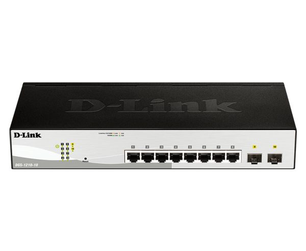 DGS-1210-10 switch Gestionado L2 Gigabit Ethernet (10/100/1000) 1U Negro, Gris