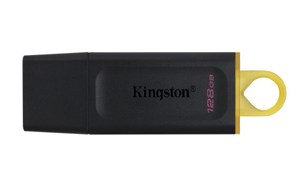 DataTraveler Exodia unidad flash USB 128 GB USB tipo A 3.2 Gen 1 (3.1 Gen 1) Negro, Amarillo