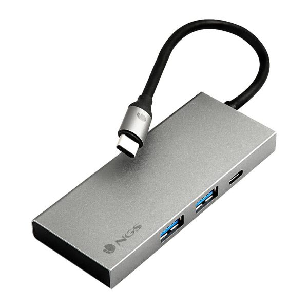 WONDER DOCK4 PRO USB Tipo C 5000 Mbit/s Aluminio