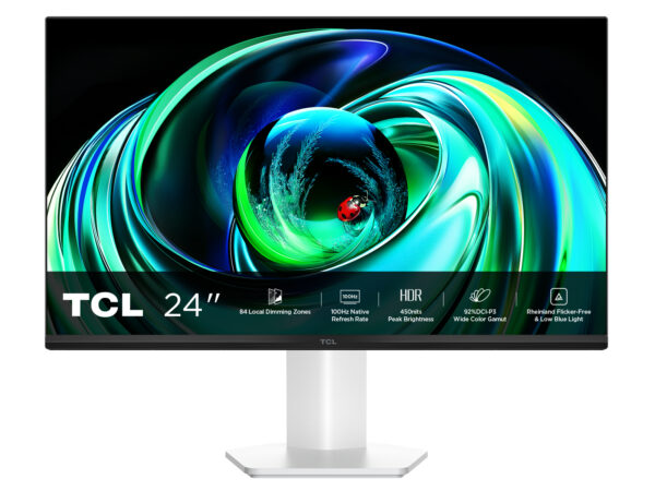 24G54 pantalla para PC 60,5 cm (23.8") 1920 x 1080 Pixeles Full HD QLED Blanco