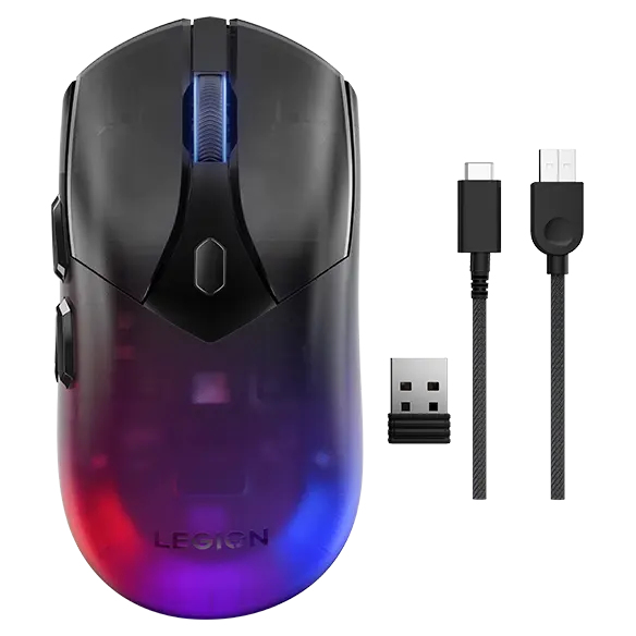 Legion M410 ratón Juego Ambidextro RF Wireless + USB Type-C Óptico 16000 DPI