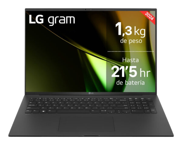 Gram 17Z90S Intel Core Ultra 7 155H Portátil 43,2 cm (17") WQXGA 16 GB LPDDR5-SDRAM 512 GB SSD Wi-Fi 6E (802.11ax) Windows 11 Home Español Negro
