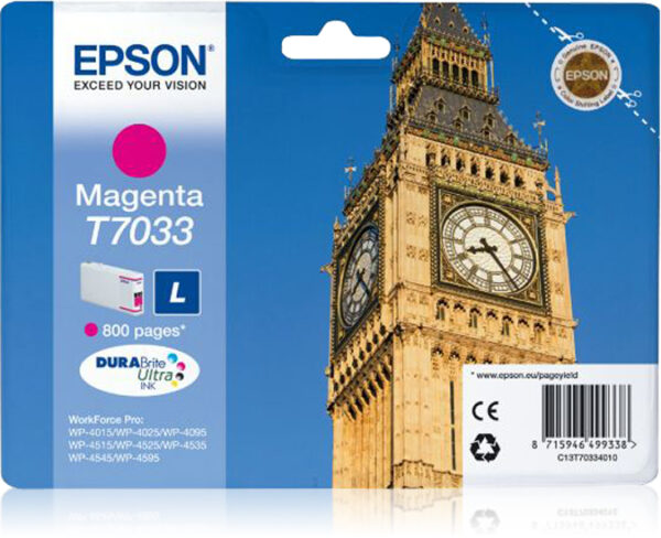 Big Ben Cartucho T70334010 magenta L