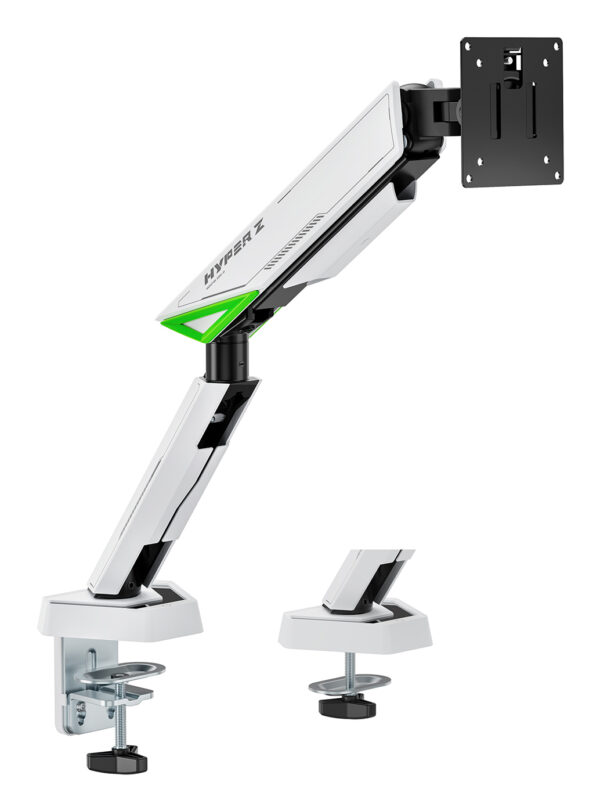 DT49TSR-343 soporte para monitor 124,5 cm (49") Escritorio Negro, Blanco