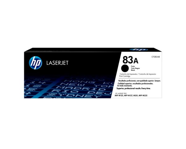 Cartucho de tóner original LaserJet 83A negro