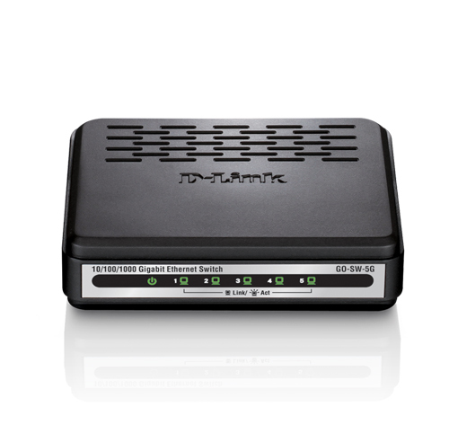 GO-SW-5G switch No administrado Negro