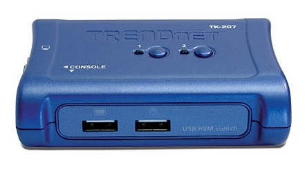 TK-207K interruptor KVM Azul