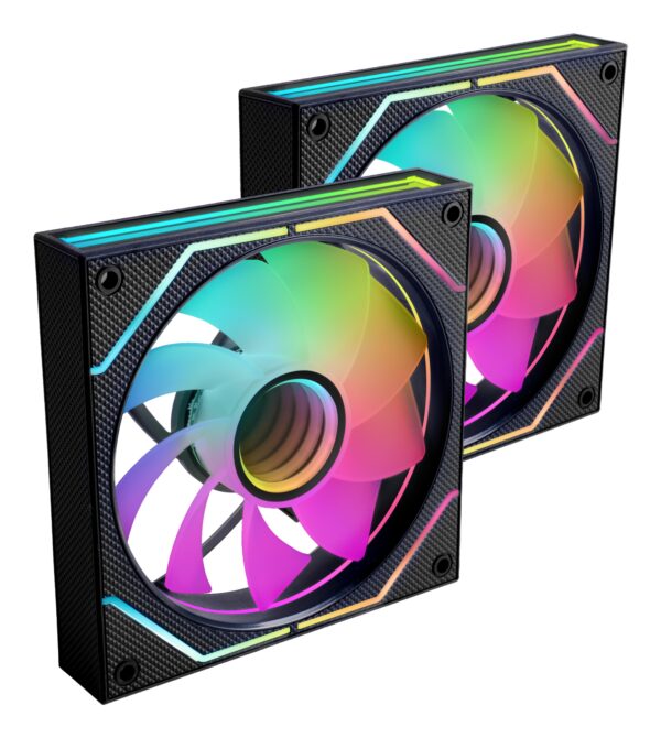 MF3DPROX2R sistema de refrigeración para ordenador Carcasa del ordenador Ventilador 12 cm Negro