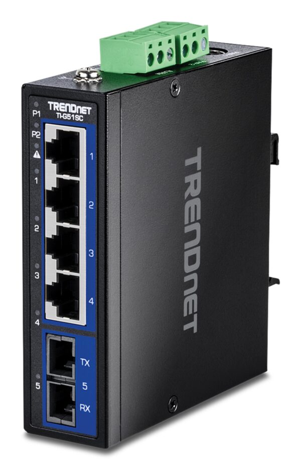 TI-G51SC switch No administrado Gigabit Ethernet (10/100/1000) Negro