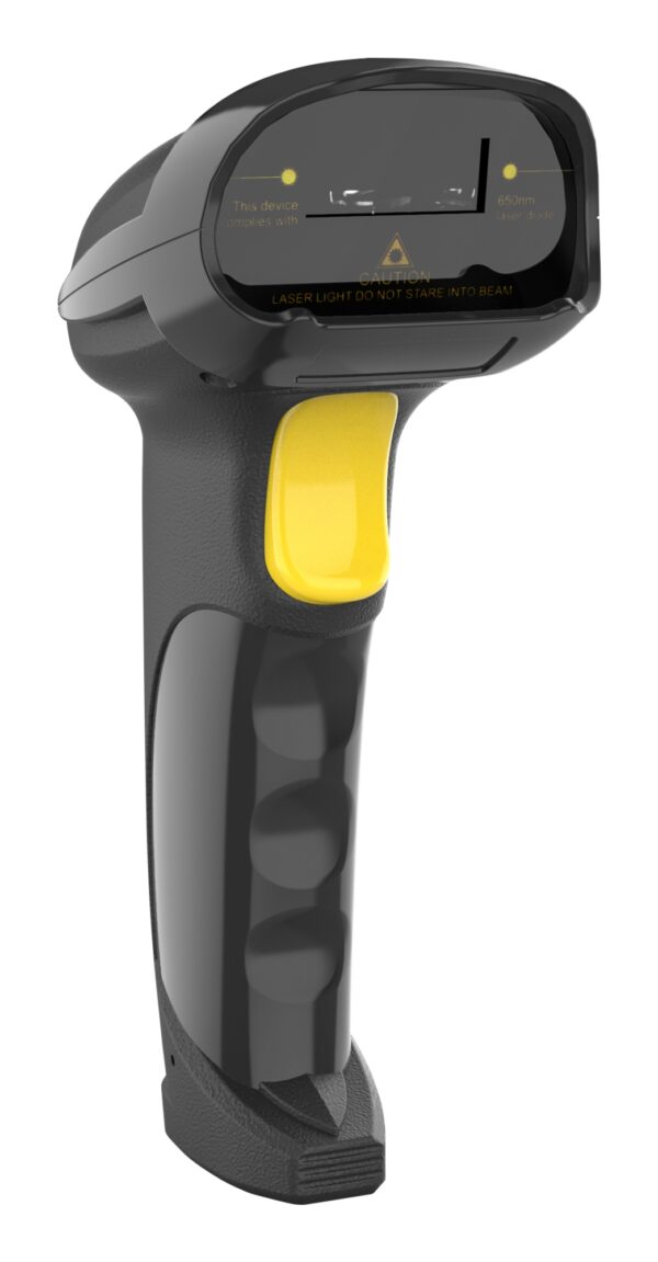 L1DBT-G-AX Lector de códigos de barras portátil 1D Laser Negro